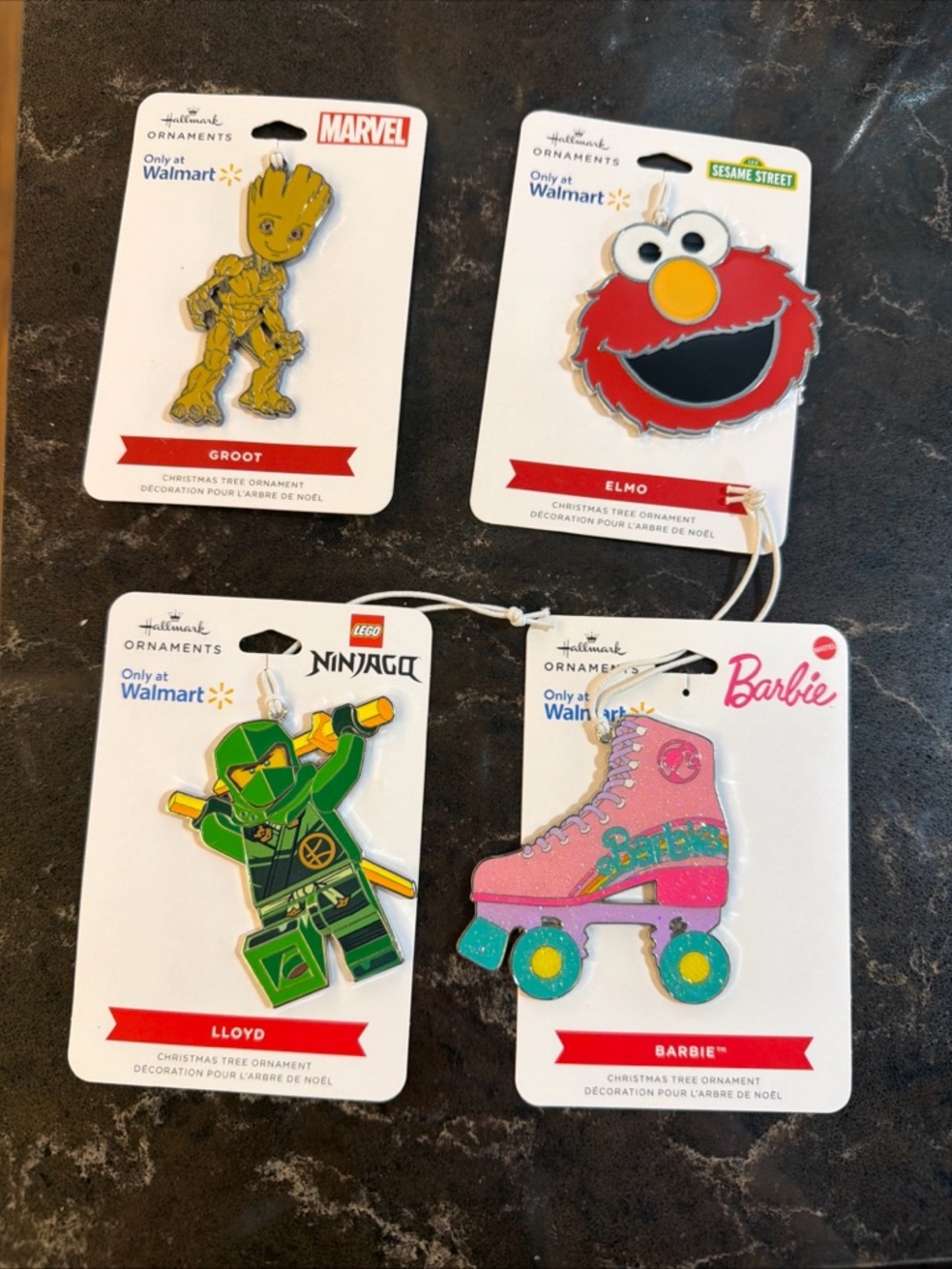 4 Hallmark Ornaments Charms/ Key Charms